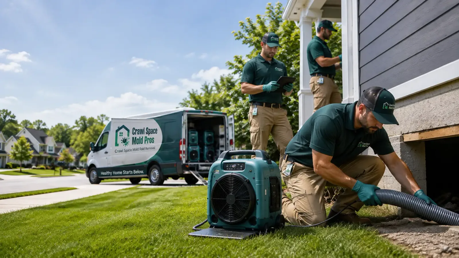 Crawl Space Mold Removal in Shaniko, OR